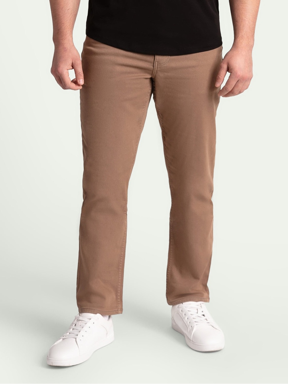 TPJ Straight stretch Jeans in Tan